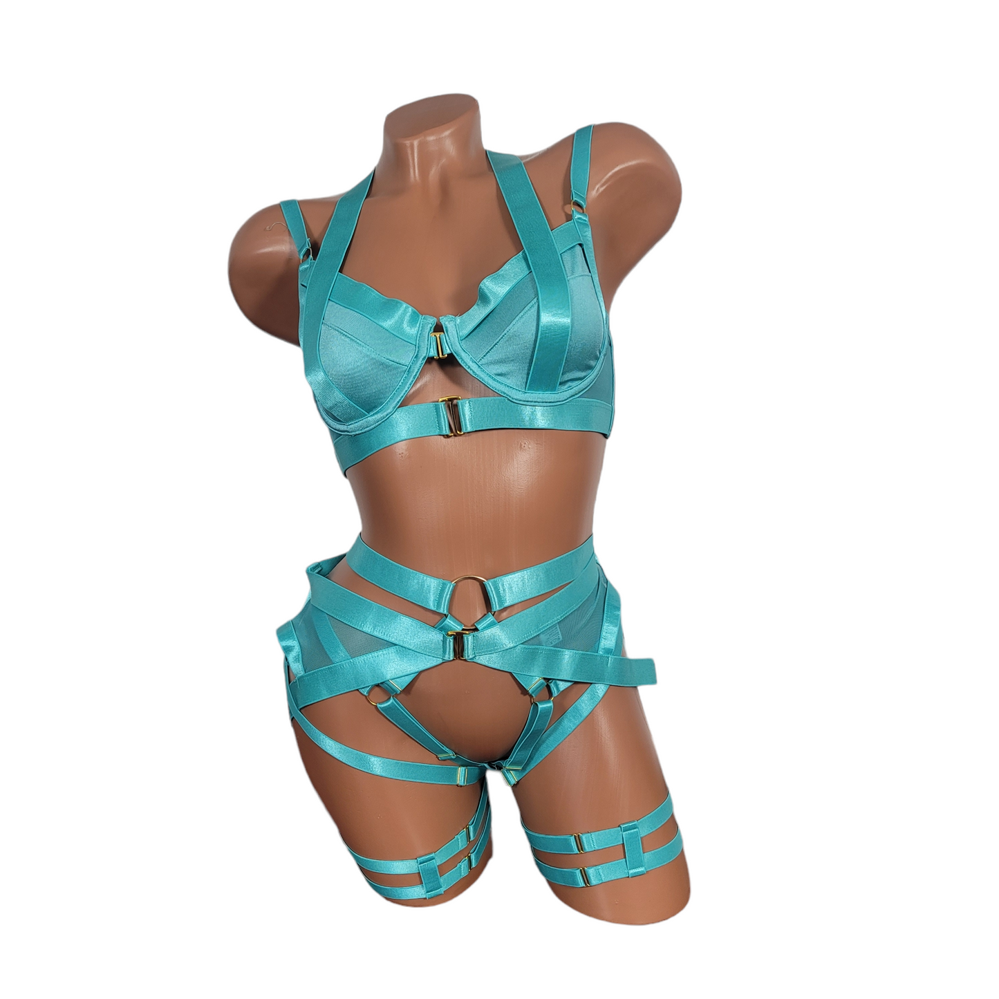 Teal Lingerie Set